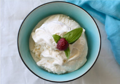 vanilla ice cream