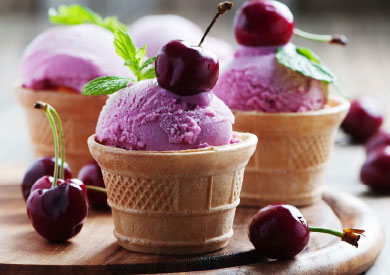 cherry ice cream