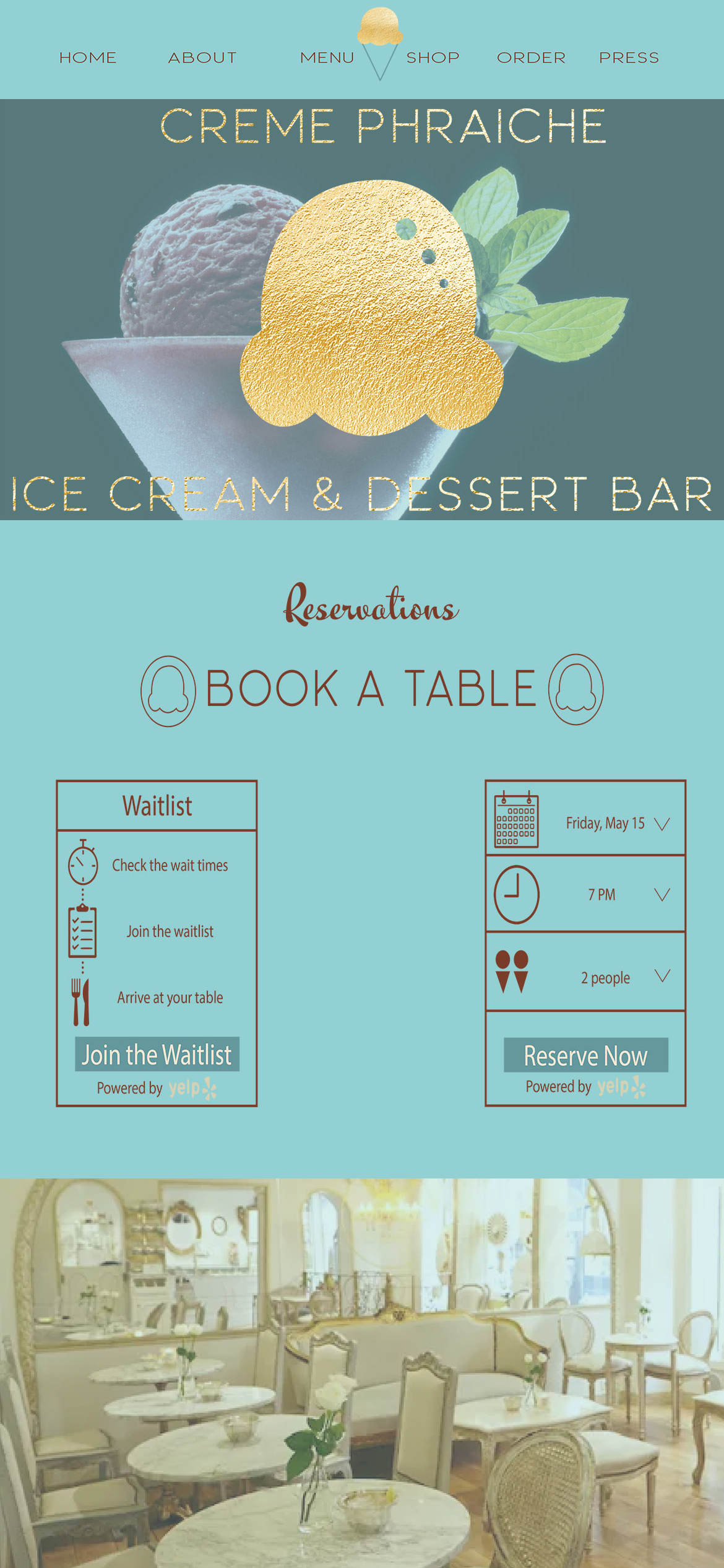 website preview